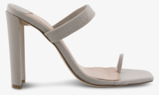 Sierra Stone Lycra Heels - Sandal