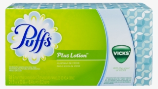 Puffs Plus Lotion Facial Tissues With Scent Of Vicks, - Puffs Basic