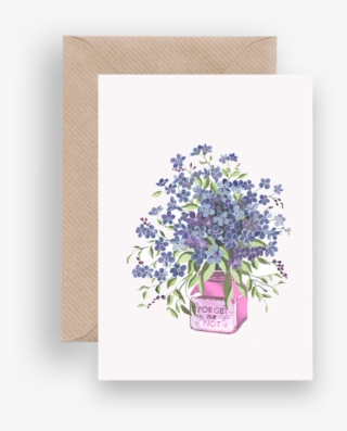 Forget Me Not Greeting Card - Greeting Card