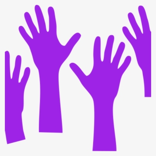 Free Clipart Hands Free Clipart Four Hands Reaching - Silhouette