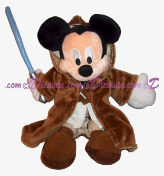 Disney Star Wars Jedi Mickey Mouse Plush © Dizdude - Teddy Bear