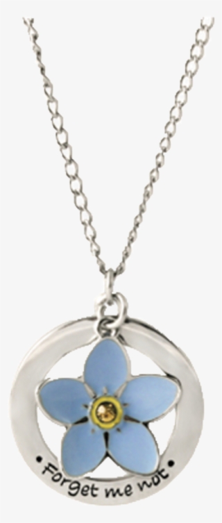 Forget Me Not Necklace - Locket
