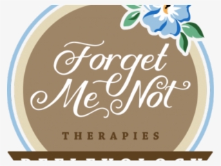 Forget Me Not Clipart Please - Calligraphy