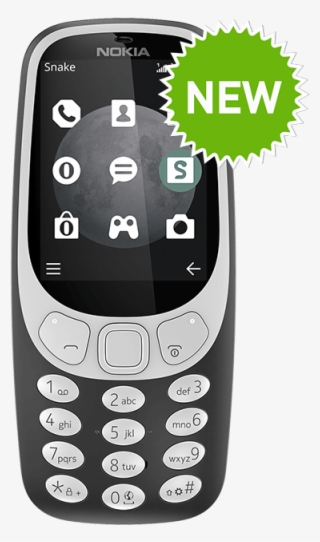 Nokia 3310 3g 0 Gb Charcoal Front - Nokia 3310 3g Sim Free