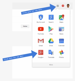 Access Your Google Plus Page - Drive Icon In Gmail