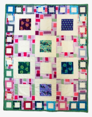 Folded Fabric Quilt - Patchwork