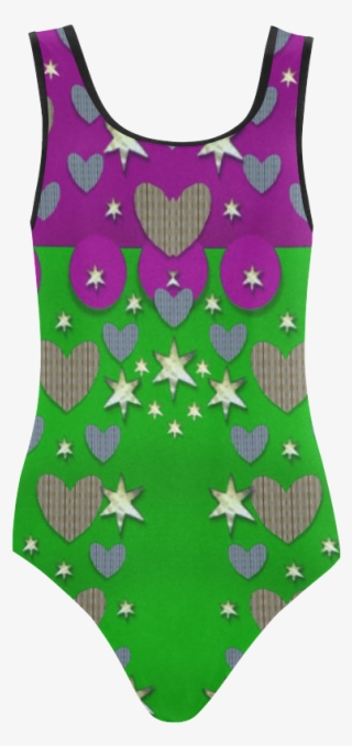 The Brightest Sparkling Stars Is Love Vest One Piece - Maillot
