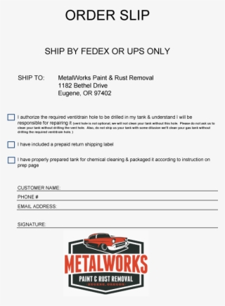 You Must Include A Return Shipping Label - Document