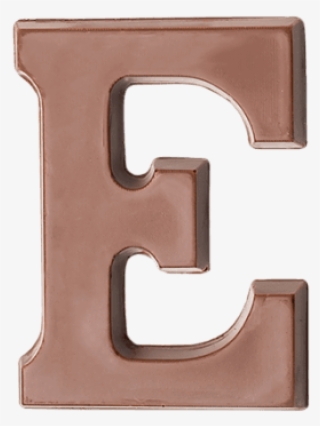 Choc Affair Milk Chocolate Letter E - Chocolate Letter E