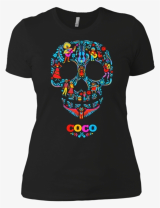 Halloween Skull Coco Boyfriend T-shirt - Shirt