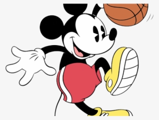Basketball Clipart Donald Duck - Disney Characters Playing Sports