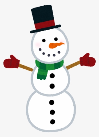 Snowman Winter Nursery Sanai Learning Education Clipart - 雪だるま イラスト 3 段