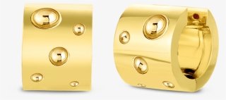 Pois Moi Luna18k Gold Pois Moi Luna Wide Huggy Earring - Earrings
