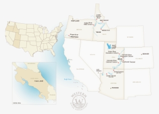 Map Of The Best Western Rivers - Southwestern United States