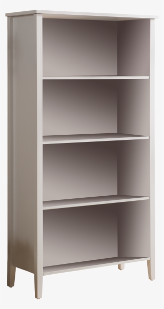 Daren White Wood Contemporary 4 Tier Shelf Kids Bookcase - Shelf