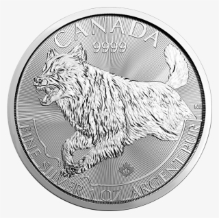 2018 Canadian Wolf 1oz Silver Coin - Predator Series Wolf Silver Coin
