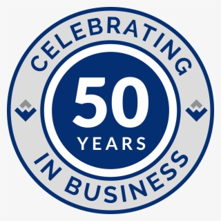 Celebrating Our 50th Year In Business - Iso 9001 2015 Logo Vector