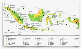 Peta Kekayaan Alam Republik Indonesia - Map