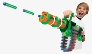 Adventure Force Scorpion Rotating Barrel Auto Gatling - Nerf Gun Chain Gun