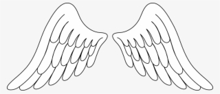 Angels Wings Clip - Easy Drawing Angel Wings