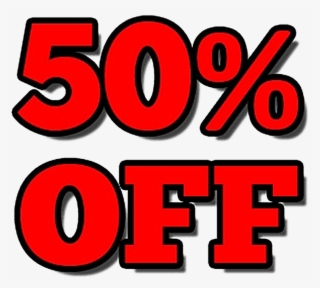 50 Off Png Image Hd - 50 Discount Png