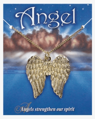 Golden Angel Wings Necklace - Necklace
