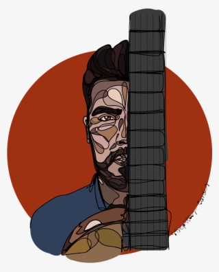 Spanish Guitar Player Based In Atlanta - Cartoon