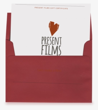 Present Films Gift Certificate - Envelope