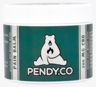 Pendy Co 200 Mg Cbd Pain Balm Product Image, With Lid - Polar Bear