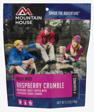 Mountain House Freeze Dried Raspberry Crumble, - Mountain House
