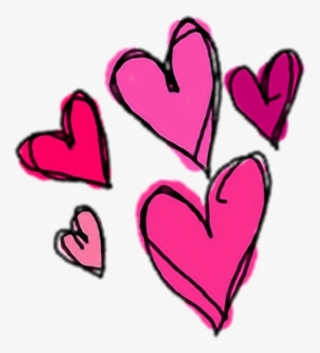 Cute Heart Hearts Pink Sticker Stickers Png Overlay - Duo De Playeras De Amor