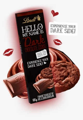 Lindt Hello My Name Transparent Background - Lindt Hello Dark Chocolate Brownie