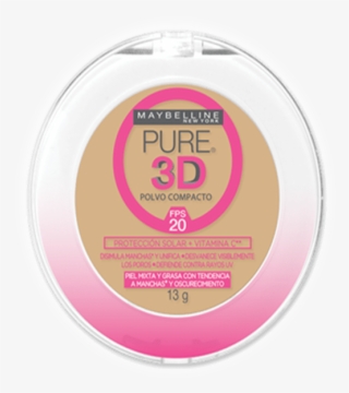 Maybelline Polvo Compacto Pure 3d - Pure 3d Maybelline Polvo