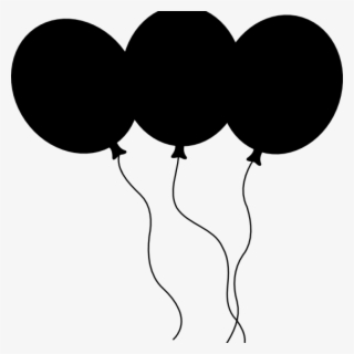 Black And White Balloons Clipart Black Balloons Clip - Balloons Clip Art Black