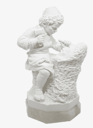 Child Michelangelo Who Sculpts The Head Of Faun 23 - Stone Carving