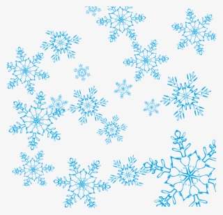 Snowflake Blue - Copos De Nieve Vector Png