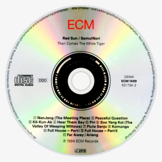 Red Sun & Samulnori Then Comes The White Tiger Cd Disc - Compact Disc