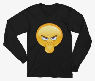 Unisex Hey You Look At Me Emoji Long Sleeve T-shirt - Long-sleeved T-shirt