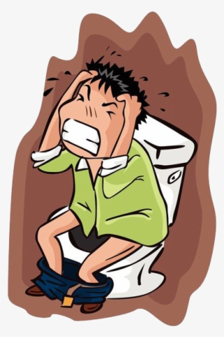 Man On Toilet Clip Art - Stress On Toilet