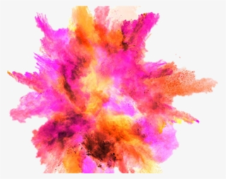 Drawn Smoking Explosion - Color Smoke Effect Png