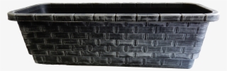 00 Windowbox Edgewood Black White Wash 10/case - Storage Basket