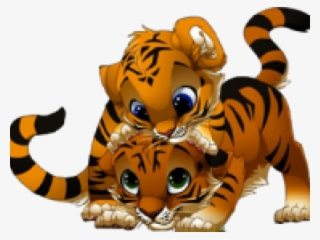 Cute Cartoon Tigers