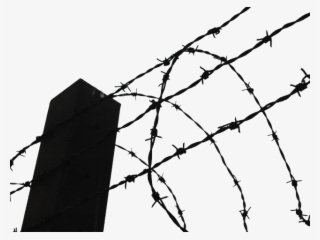 Barbed Wire Clipart Transparent Background - Prison Barb Wire Png