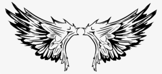 Tattoo Of Pro Wings Vector The Bird Clipart - Tribal Flying Eagle Tattoo