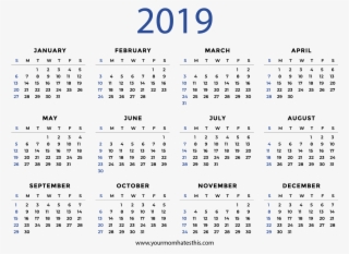 2019 Calendar - Calendar 2019 A4 Printable