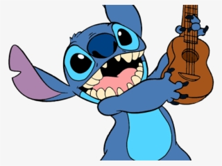 Disney Clipart Lilo And Stitch - Stitch Ukulele