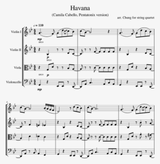 havana - korok forest piano sheet music