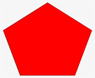Pentagon Clipart Brown - Red Square Transparent