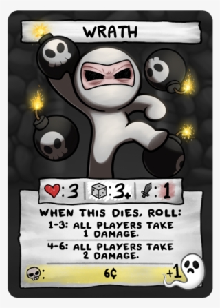 Holy Mantle ) Lust - Binding Of Isaac Four Souls Cards