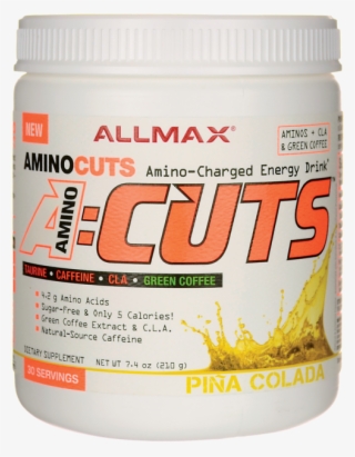 Allmax Amino Cuts Amino Acids Powder, Pina Colada, - Drink